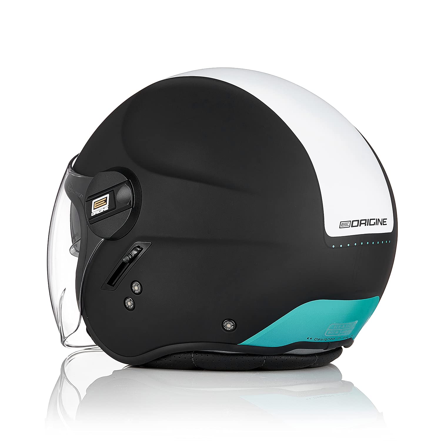Casque Moto Jet ORIGINE - Visière Double - Homologué ECE - Taille S à XL - Design Compact Et Respirant