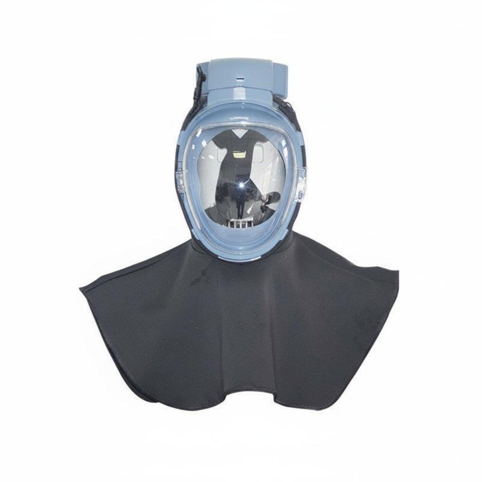 Powered Complete-Face Dust Facepiece Clear Visor Powered Face Visor Neck-and-Shoulder Cover Blower Facepiece Mask Battery-image-13