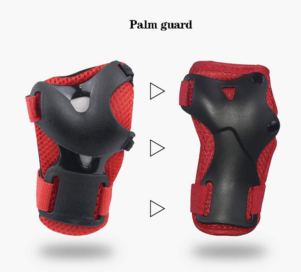 Casque Vélo Enfant Réglable Sets de Protection Enfant Casque Ajustable Coudières Genouillère Protège-Poignets Protections Sports Srotection Velo Skateboard Rollers Skate