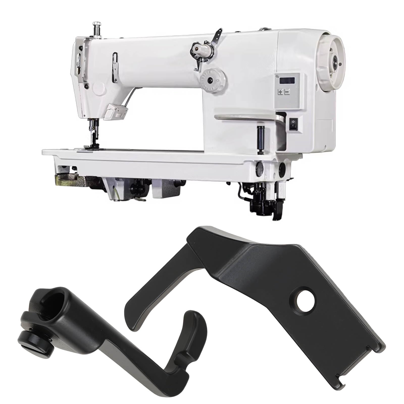OTOTEC 2pcs Narrow Right Side Zipper Foot for Industrial Walking