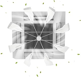 エアコン 風除け エアコン 天井取付ファン 風分散 シーリングファン 循環送風 風除け 簡単取り付け 冷房通用 直撃風対策業務用 省エネ対策 直撃風緩和 空調効率アップ ターオフィス、工場、レストラン用