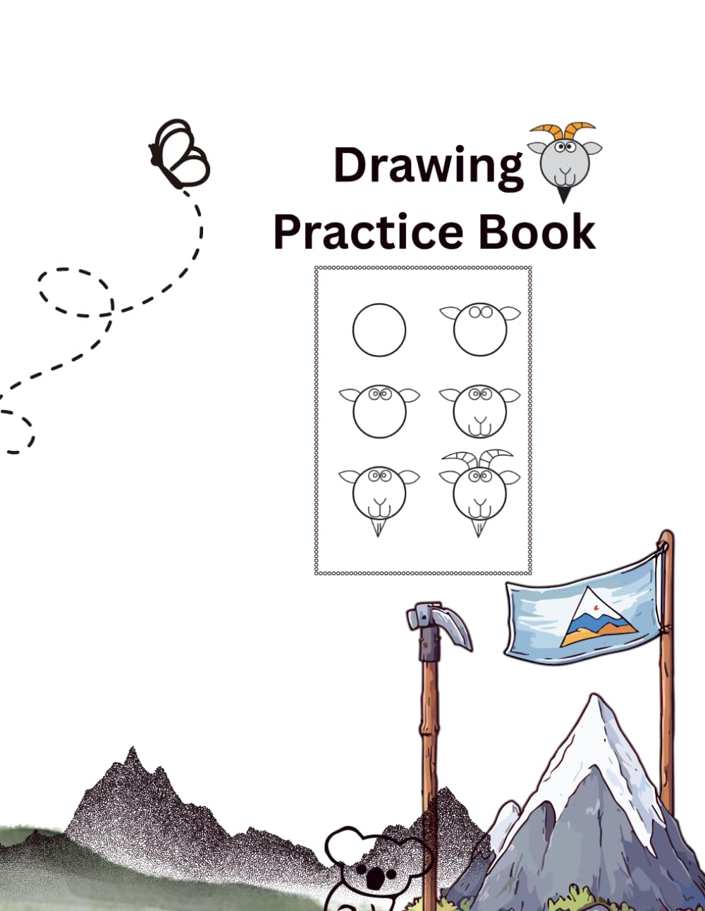 Drawing Practicing Book: A Fun and Easy Step-by-Step Drawing Book for Kids Learn to Draw with Simple Shapes and Happy Lines,Step-by-Step Drawing Practice for Kids Ages 4–8