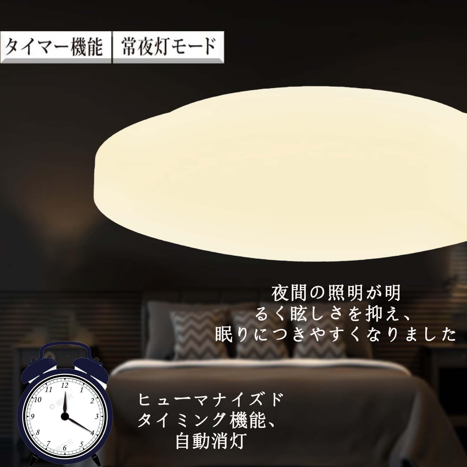 Amazon.co.jp : 【高輝度】LEDシーリングライト 45w 6-10畳 8畳 無段階 
