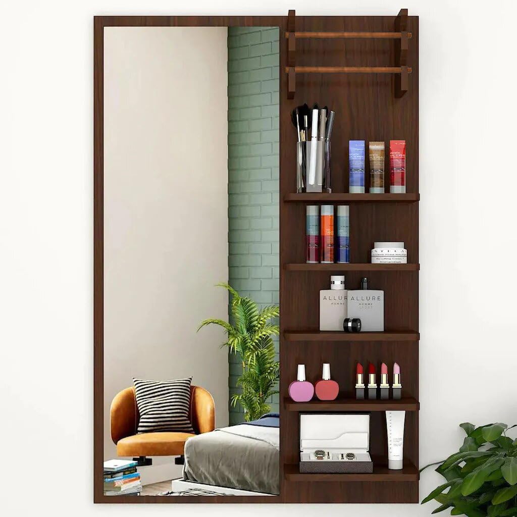 Wall Mount Dressing Mirror| Dressing Mirror | Make Up Mirror D.I.Y (Regular - 24 * 18 Inch)-image-36