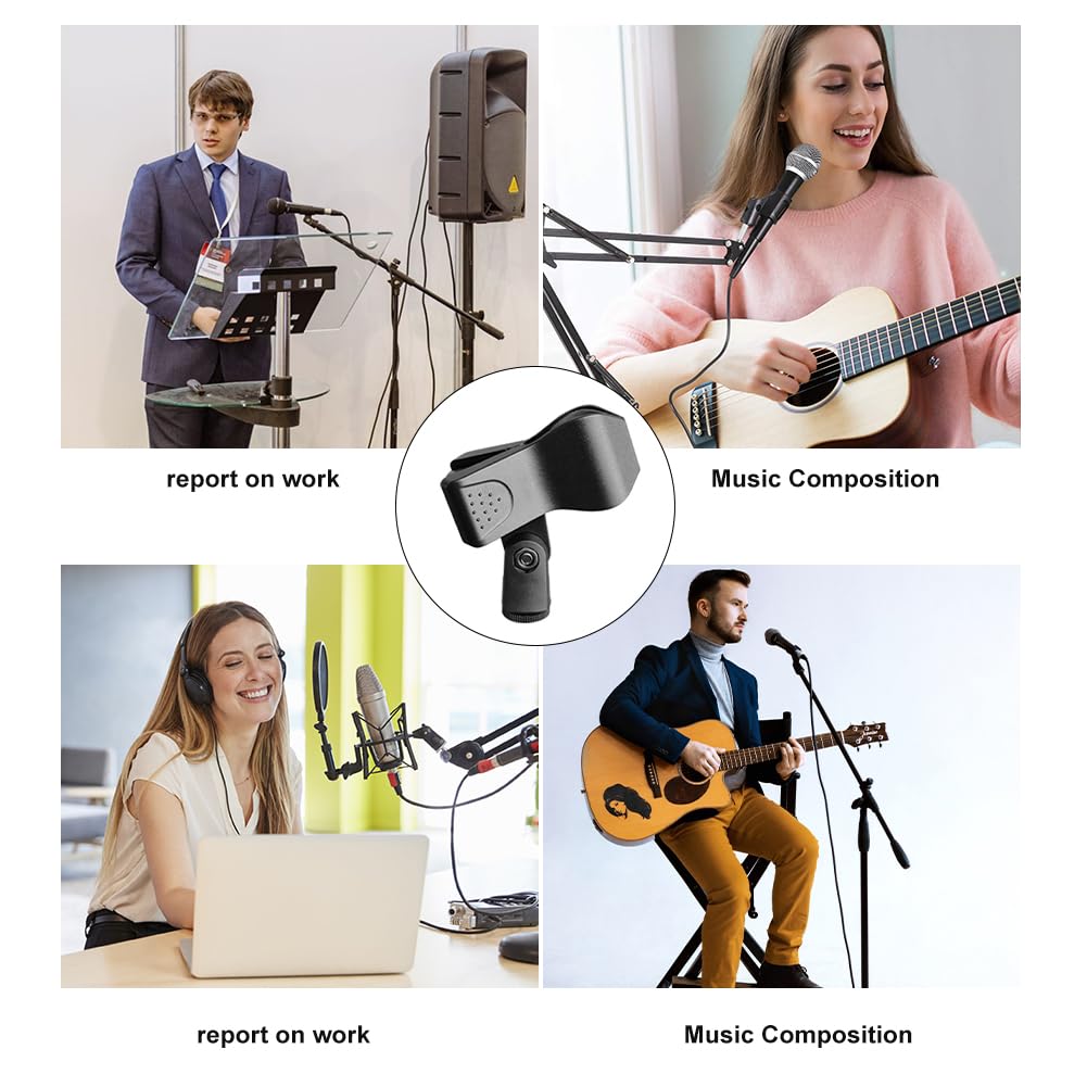 Pinza Per Microfono Regolabile - 2 Pezzi, Compatibile Con Microfoni Cablati E Wireless - Foto 10