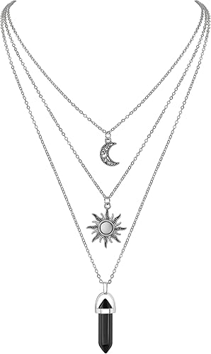 DHZJTSL Collar de cristal para mujeres, adolescentes y niñas, regalos de cumpleaños, regalos para novia, flor de rosa en forma de corazón, collar