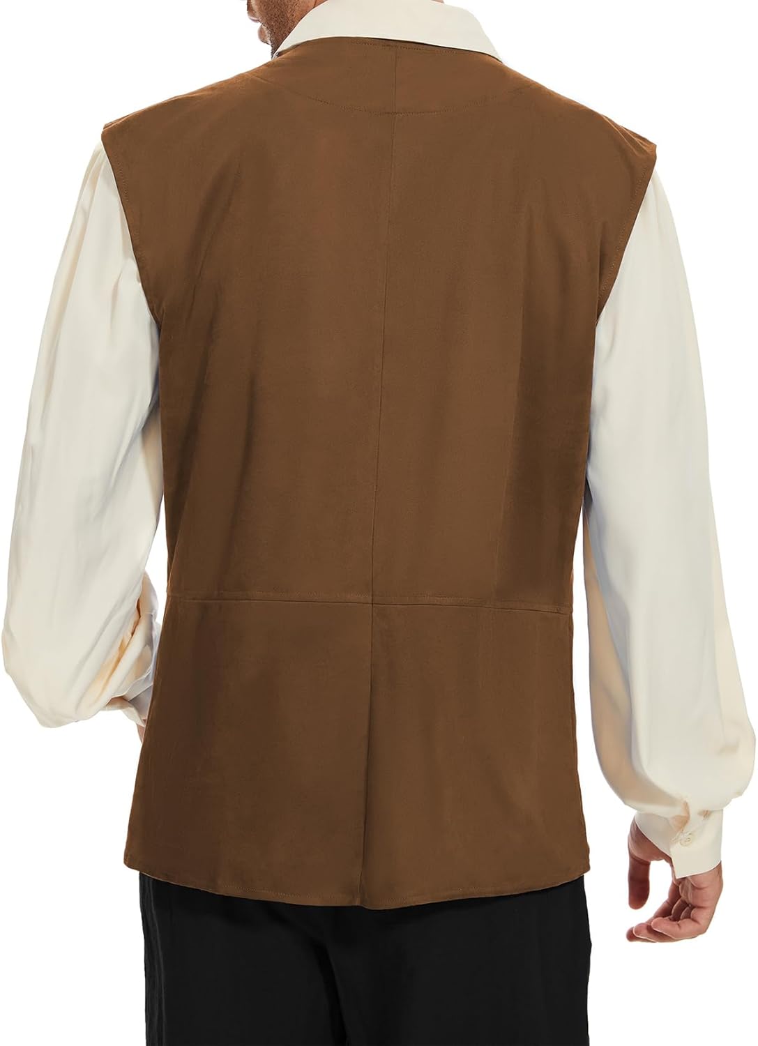 Century Star Pirate Vest Men - Renaissance Costume Men Medieval Viking Gothic Steampunk Sleeveless Halloween Costumes - Image 3