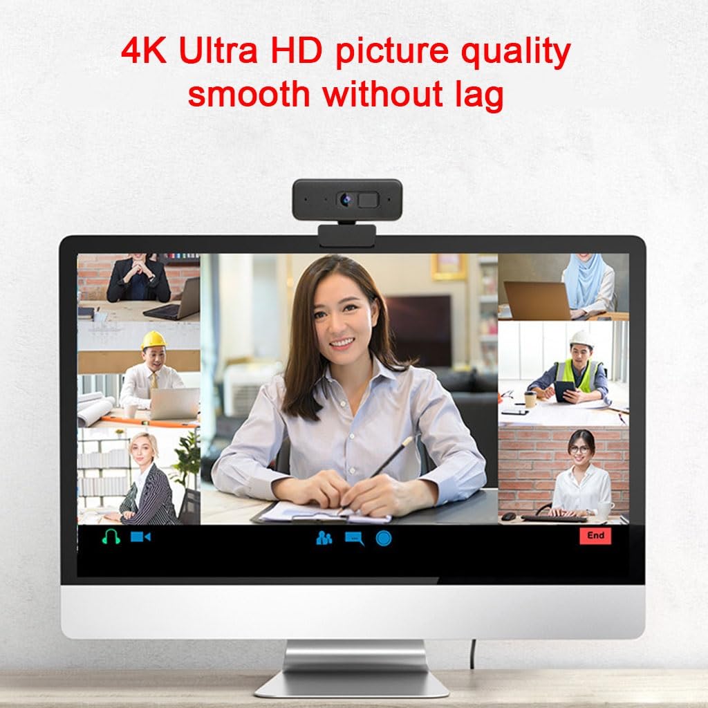 Kamera Internetowa Obsługująca Rozdzielczość 4K Ultra HD, Kamera Internetowa Do Transmisji Na Żywo Z Wbudowanym Mikrofonem, Do Komputerów Stacjonarnych I Laptopów