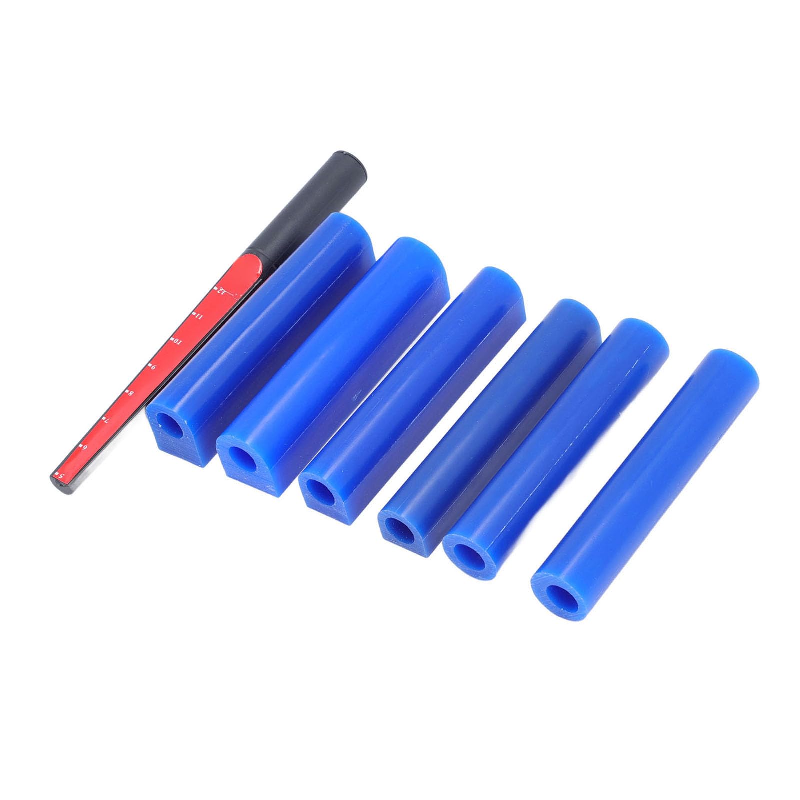 Kit de Tubo de Anillo de Cera para Tallar 6 Piezas de Material de Moldeo de Fundición Dura para Fabricación de Joyas con Cortador Anillos de Cera Flexibles y Prácticos para Diseño