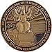 Easter Resurrection Coin, He is Risen, Bulk Pack of 10, Handout for Church Service, Christ is Alive and Empty Tomb, Jesus Son of God Challenge Coin, Religious Antique Gold Plated Prayer Token Gift