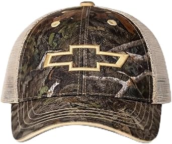 Chevrolet Bowtie Performance Camo Trucker Hat - Chevy Twill Snapback Cap