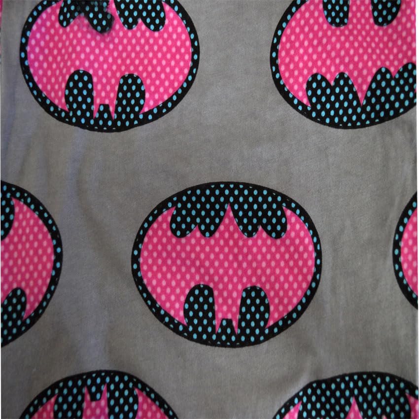 DC Comics Womens Batgirl Polka Dot Logo Capri Lounge Pants (Large)2