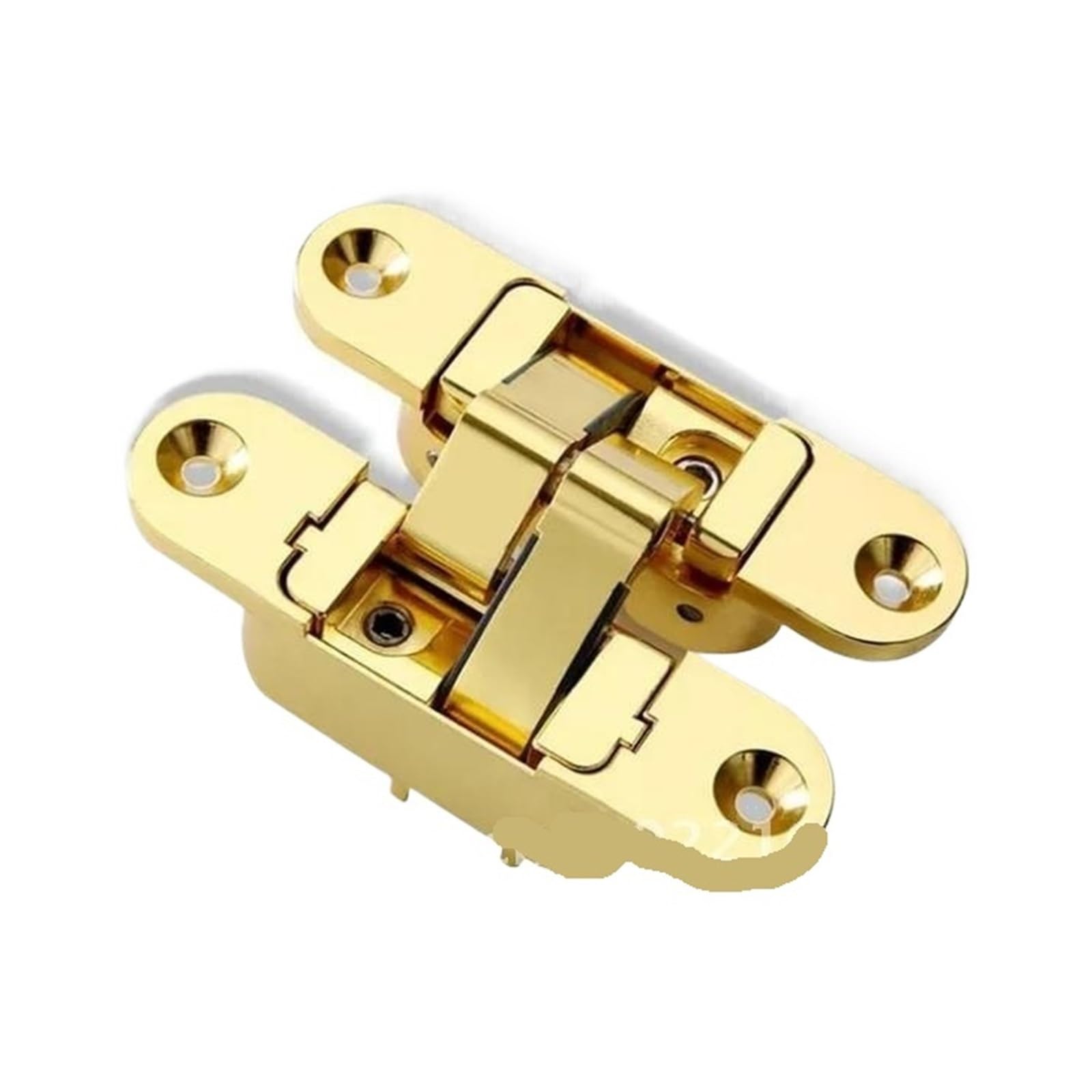 Chtkagv Gold Invisible Door Hinges Wooden Folding Blind