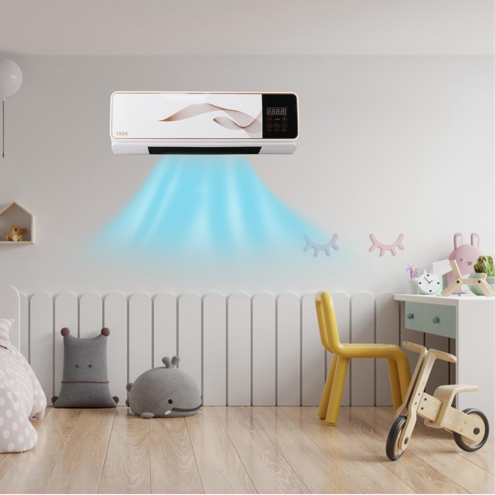 Mobiele airconditioner monobloc Silent - 1100 watt - Expert