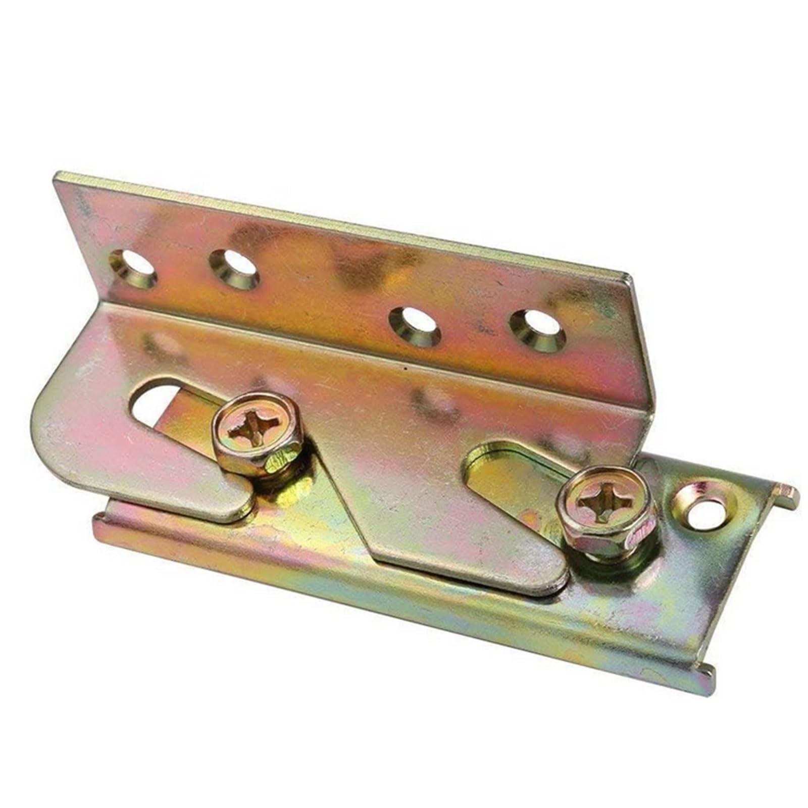 Wmzjnljy 4pcs Bed Brackets Corner Heavy Duty Non-Mortise Bed Hinges Fixing Corners Hardware Frame Bracket Fittings Fastener(Z53-1) - Image 3