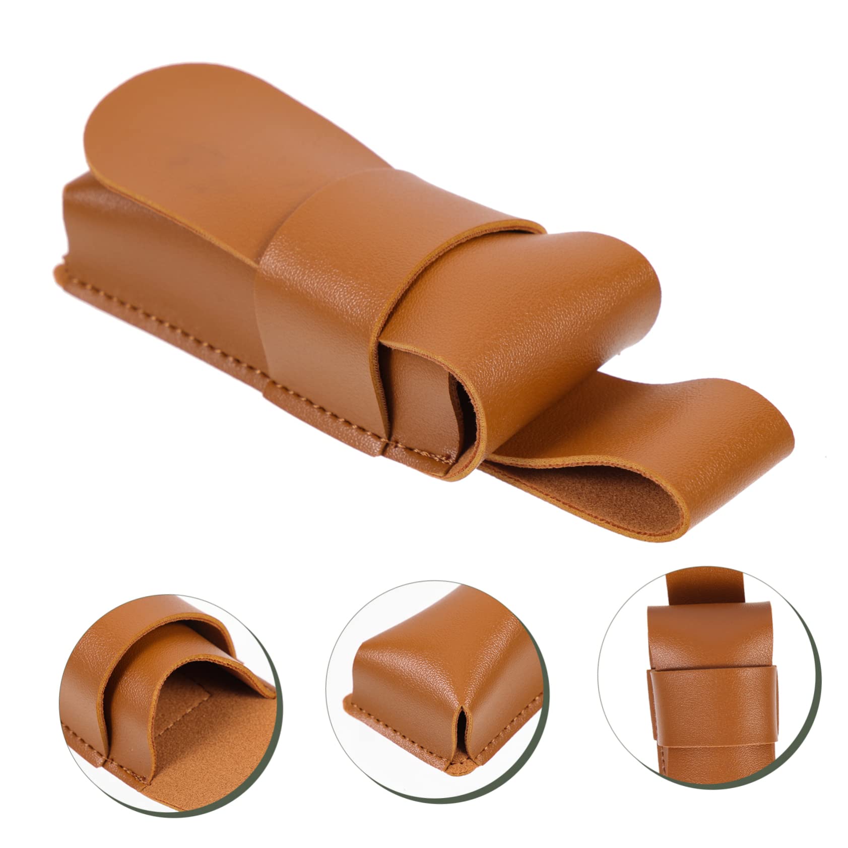 Estuche De Cuero Para Armónica De Funda Protectora Para Armónica Para Viajar y Almacenamiento