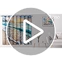 Jekeno Beach Ocean Waves Blackout Curtains Tropical Sea Sunrise Seaside Coastal Scenic Hawaiian Scenery Decor for Home Bedroom Living Room Darkening Grommet Window Drapes 2 Panel Set, 52"x84"