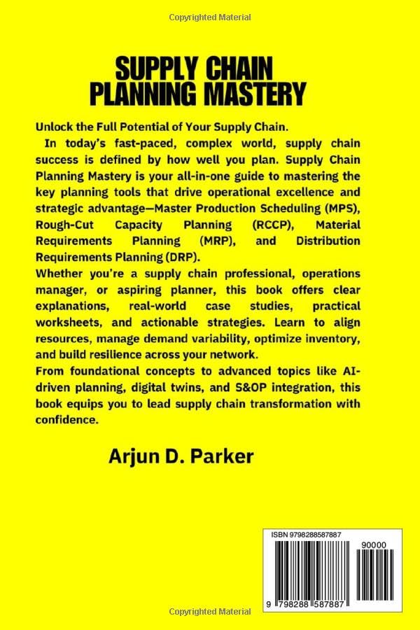 Supply Chain Planning Mastery: A Comprehensive Guide to Mastering MPS, RCCP, MRP, and DRP for Strategic Supply Chain Planning, Operational Excellence, ... Decision-Making in a Global Market image 3