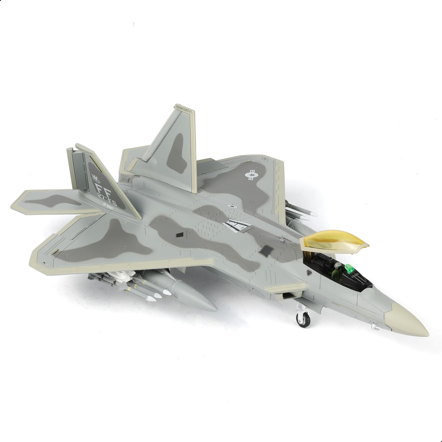 F-22 Raptor miniature avion de chasse pour décorer un bureau de passionné