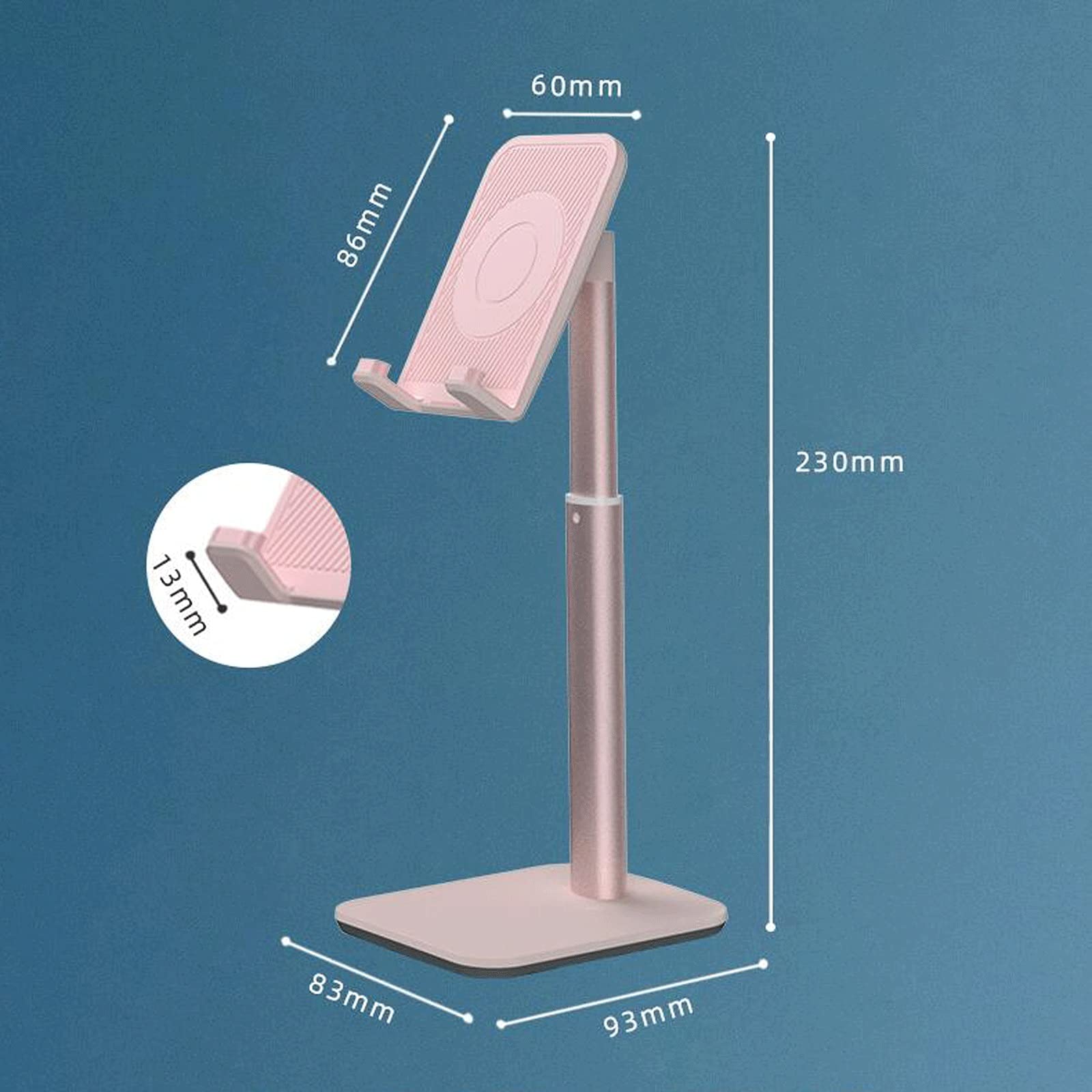 XIANGFASJZ Soporte Movil Soporte de Metal telescópico de Escritorio Soporte de teléfono móvil portátil Soporte de Tableta