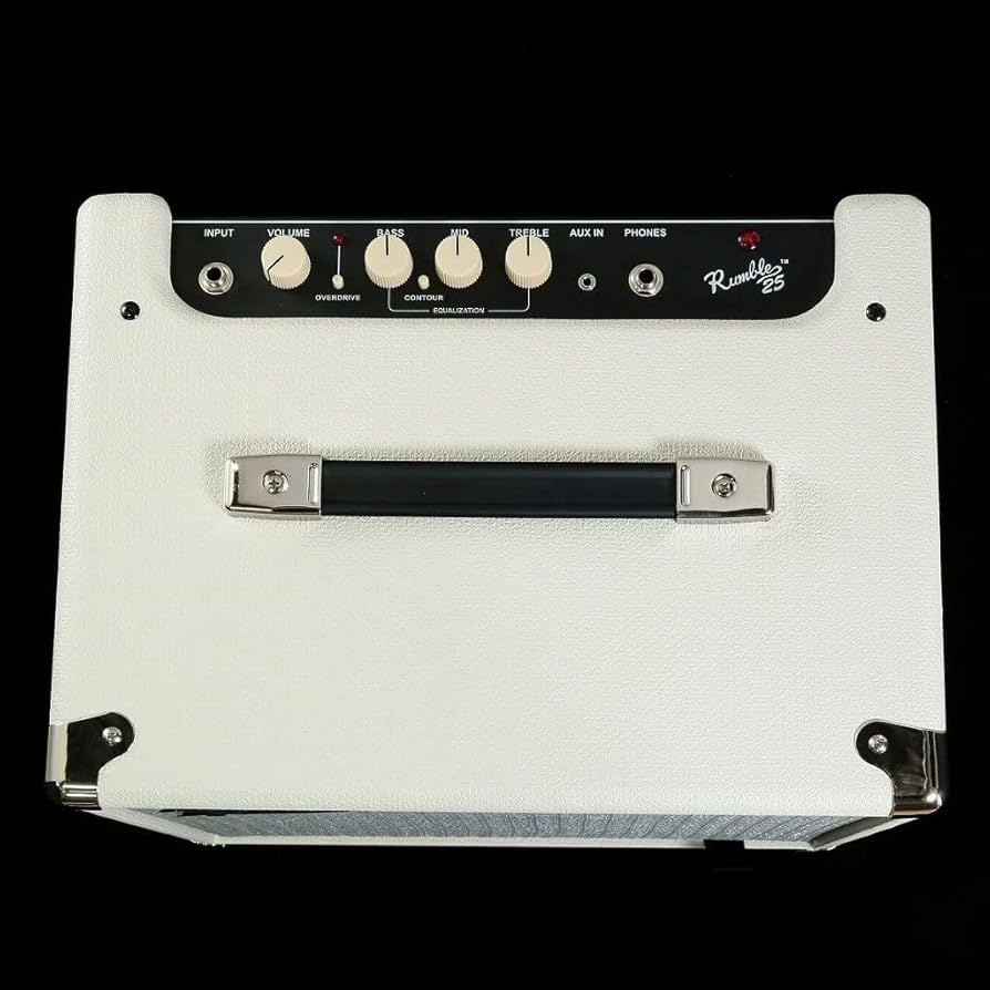 Amazon.co.jp: Fender/Factory Special Run RUMBLE 25 V3 Ivory 25W