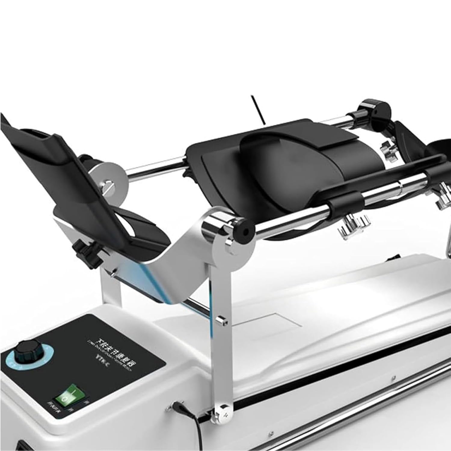 Trainer Elettrico Riabilitazione Ginocchio, Attrezzatura L'allenamento emiplegia articolazione Ginocchio con Telecomando, Regolazione Continua velocità E Angolo Allenamento da -5 A 120°,Small