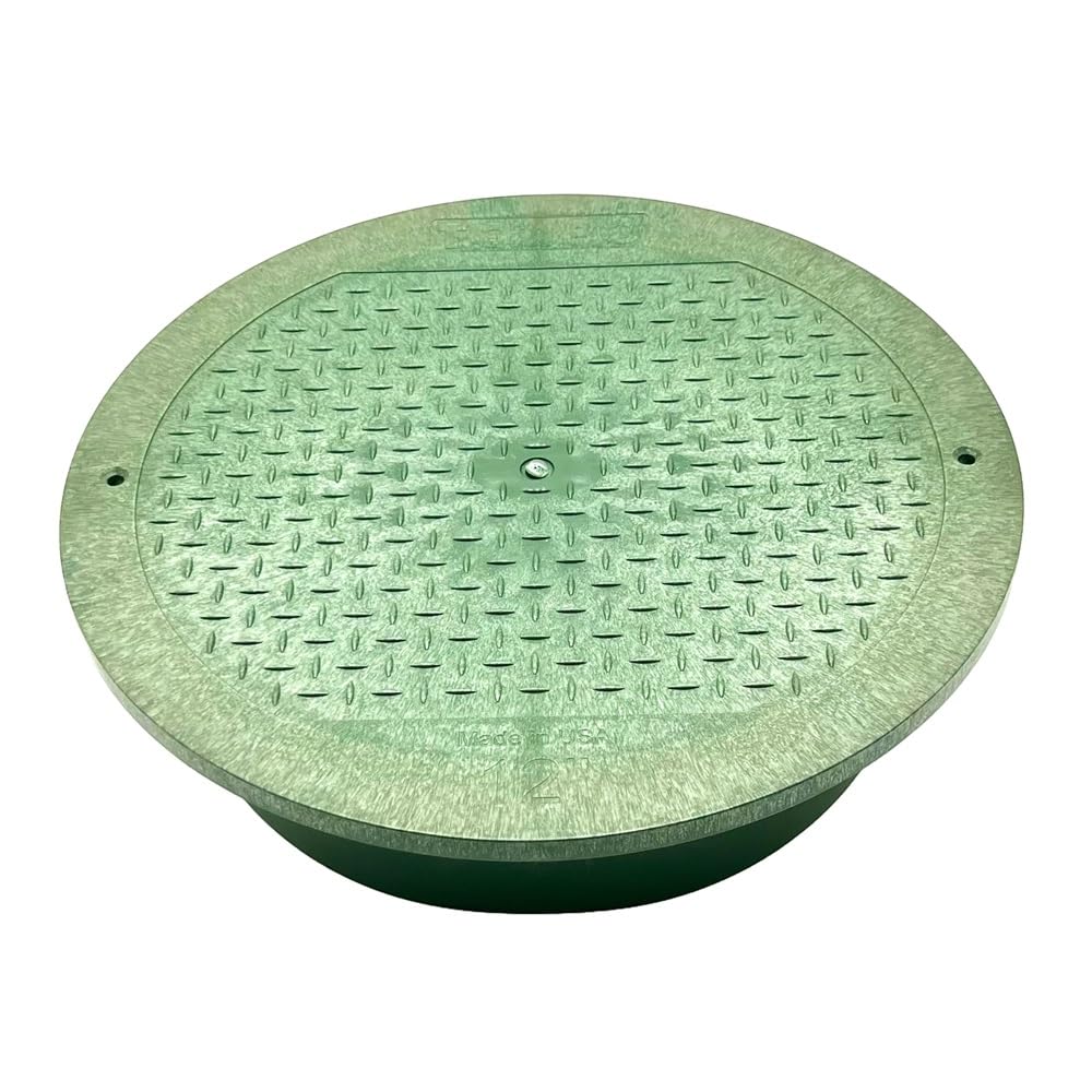 Tempo 12" Round Flat Cover/Lid (Green)