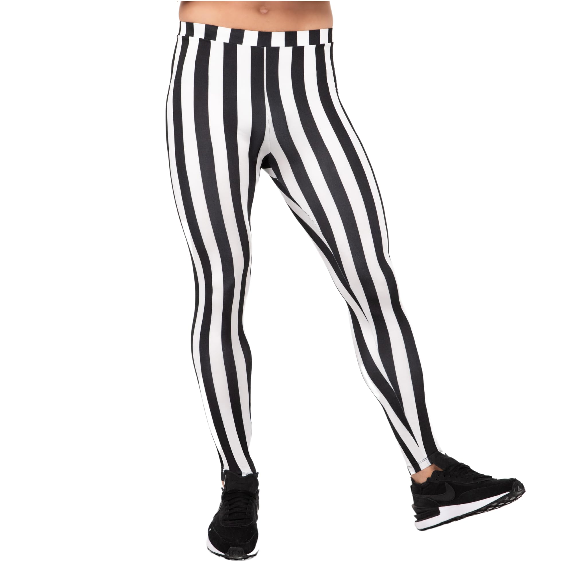 Kapow Meggings The Original Men's Leggings (Beetlejuice, Medium)