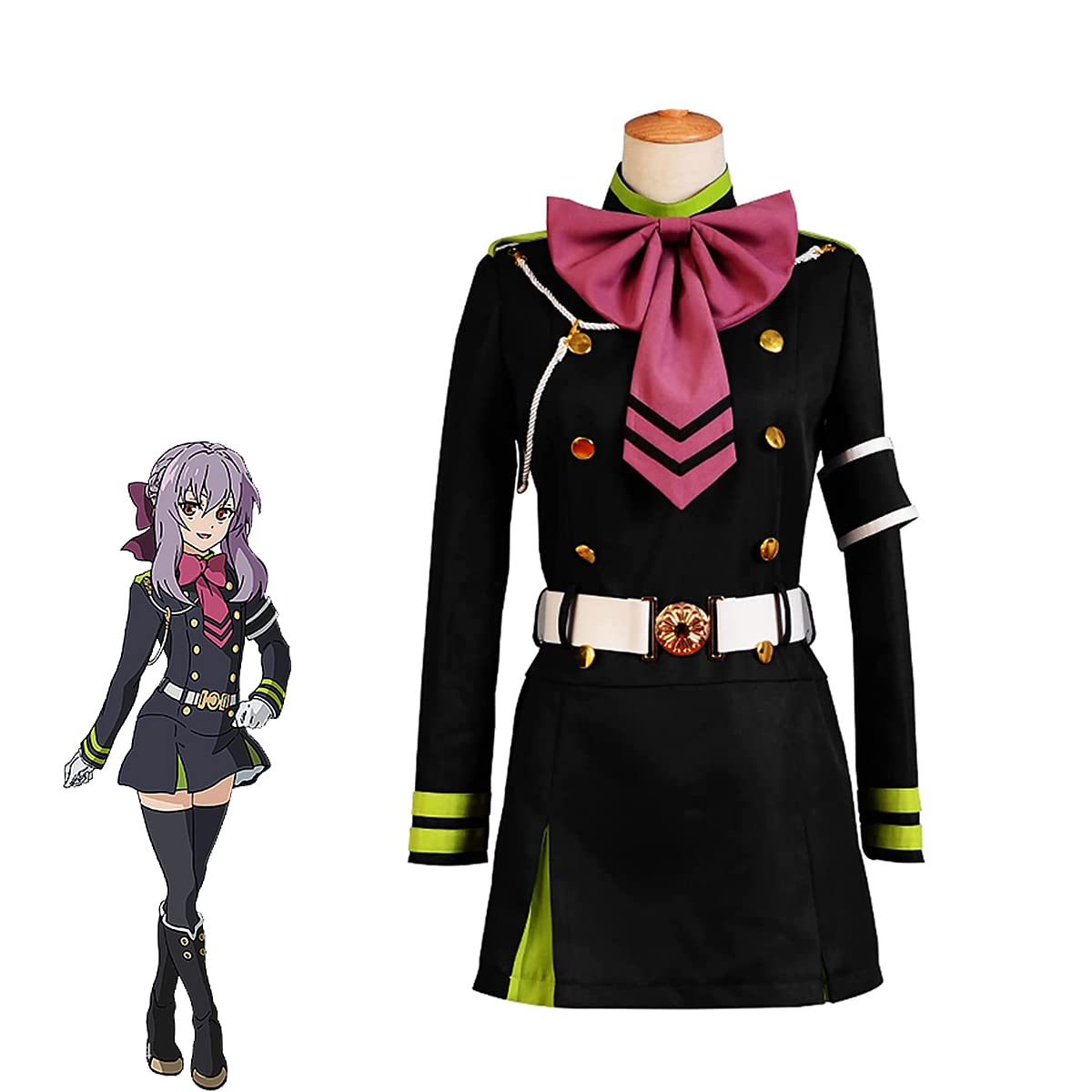 Amazon.co.jp: 終わりのセラフ コスプレ衣装 柊シノア 仮装 変装 制服 