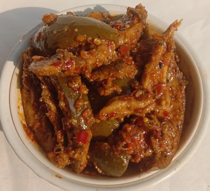 Miniatura 5 de Mother Special Mango Pickle Mango Fresco CaseroAam Ka Aachar (400G) - Receta de la madre  Pepinillo orgánico del norte de la India  Pepinillo de