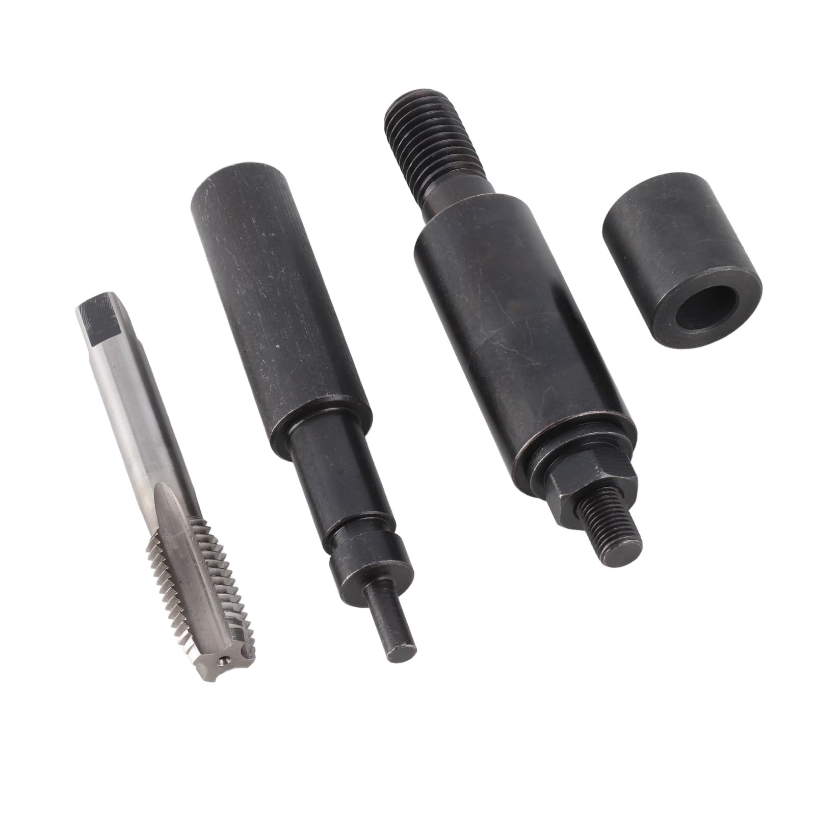 Tbest Kit de Instalación de Removedor de Manga de Inyector, 4 Piezas, Apto para Motores Diésel 6.0L 6.4L 2003-2010 con Grifo Separado y Junta Tórica