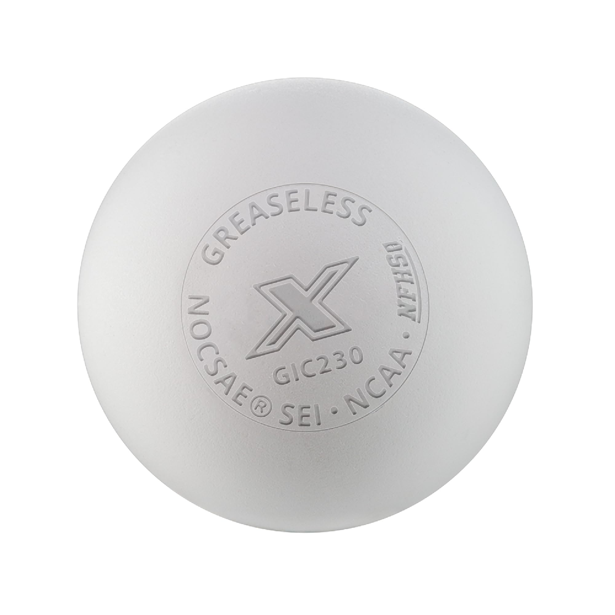 PEARL X Greaseless Lacrosse Balls by Guardian Innovations, 3 Pack, White - Official Game Balls of Top NCAA Programs, Tournaments and Leagues - Meets NOCSAE Standards and SEI/NCAA/NFHS Certified
