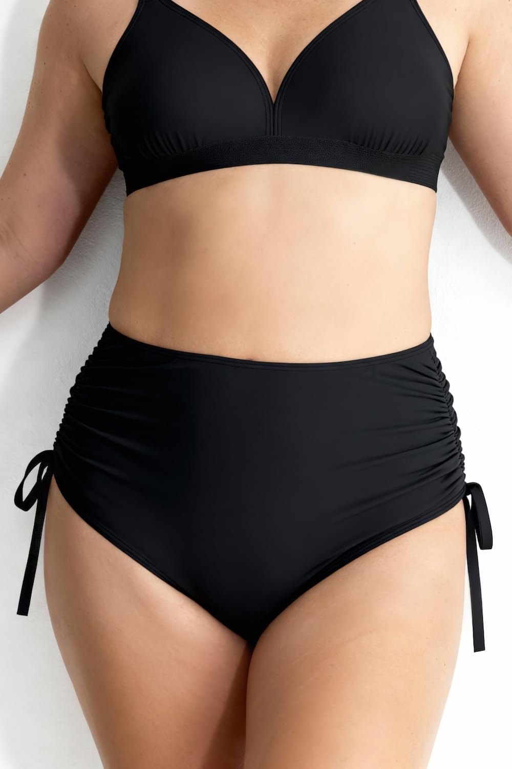 Ulla Popken Damen Bikinislip Marina Tunnelzug Bikini-Set