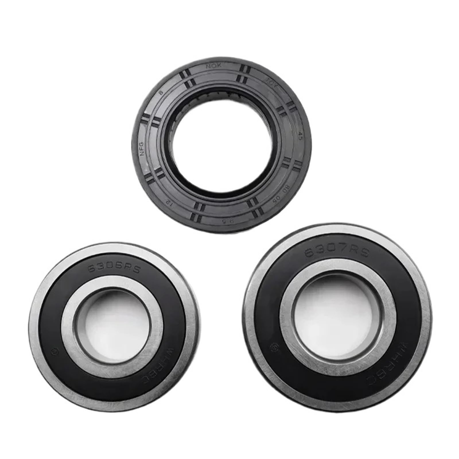 0020600219 6306RS 6307RS 341B Lagersatz Mit Öldichtung, Kompatibel Mit Haier Waschmaschinen-Ersatzteilen