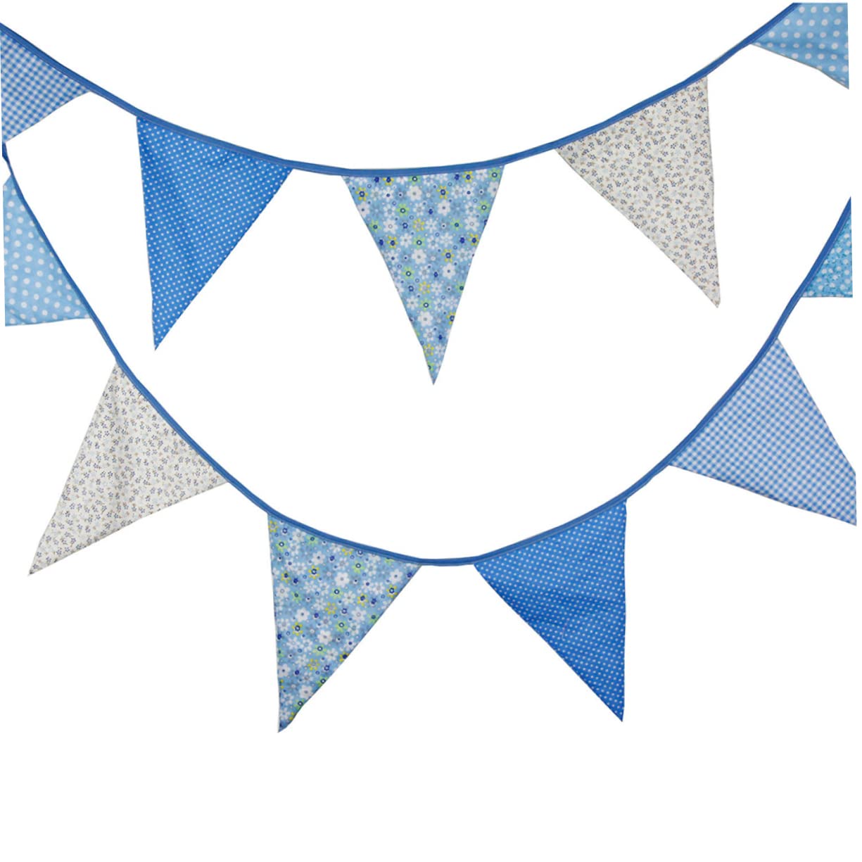 Cabilock 2 Piezas Triangulares de Tela de Pata de Perro banderín de Doble Cara decoración Home Decoracion banderín del empavesado guirnaldas del empavesado Familiar verderón