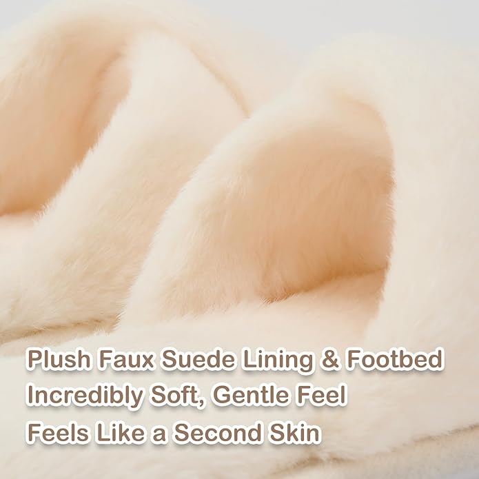 Pantuflas Mujer Beige Memory Foam Antideslizantes miniatura 6