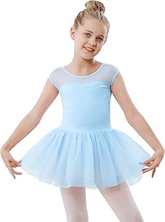 Stelle Ballet Leotards for Girls Toddler Leotard with Tutu Skirt Dance Tutu Dress (Little/Big Kid) - Buy now