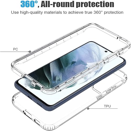 Miniatura 3 de Funda transparente compatible con Galaxy S21 FE 5G, Samsung S21 FE 5G para niñas y mujeres, bonita funda protectora de TPU de cristal a prueba de