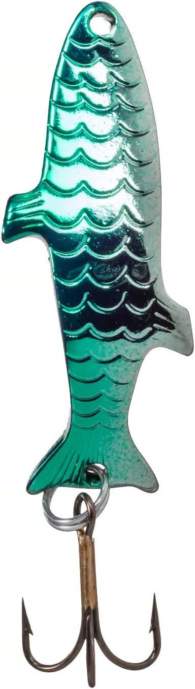 Acme Phoebe Spinning Lure, Silver/Neon Green, 1/8-Ounce