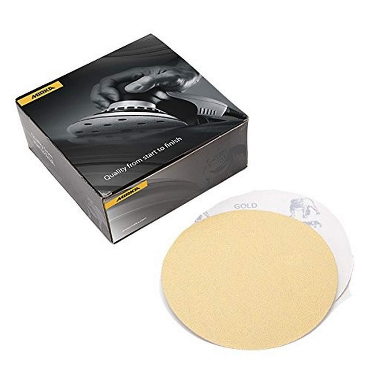 Miroslava Bulldog Doré abrasif 23–622–120 et disque de prise en main pour ponçage bois
