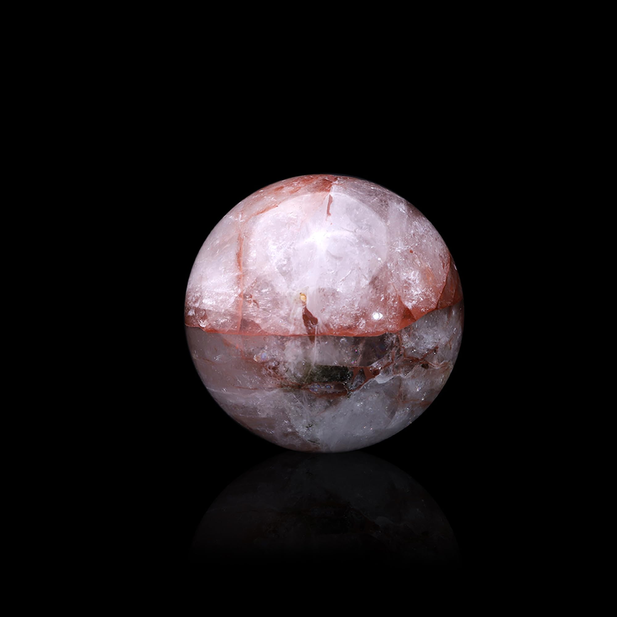 Boule de méditation en quartz rose pour harmoniser votre salon