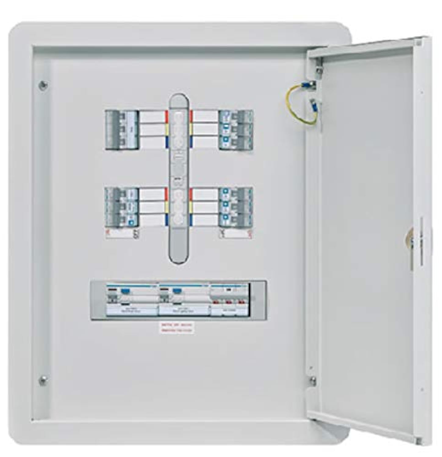 HAGER 125A 10 WAY TPN DISTRIBUTION BOARD (FLUSH) JK1B10F2 Provision ELCB/ISOLATOR