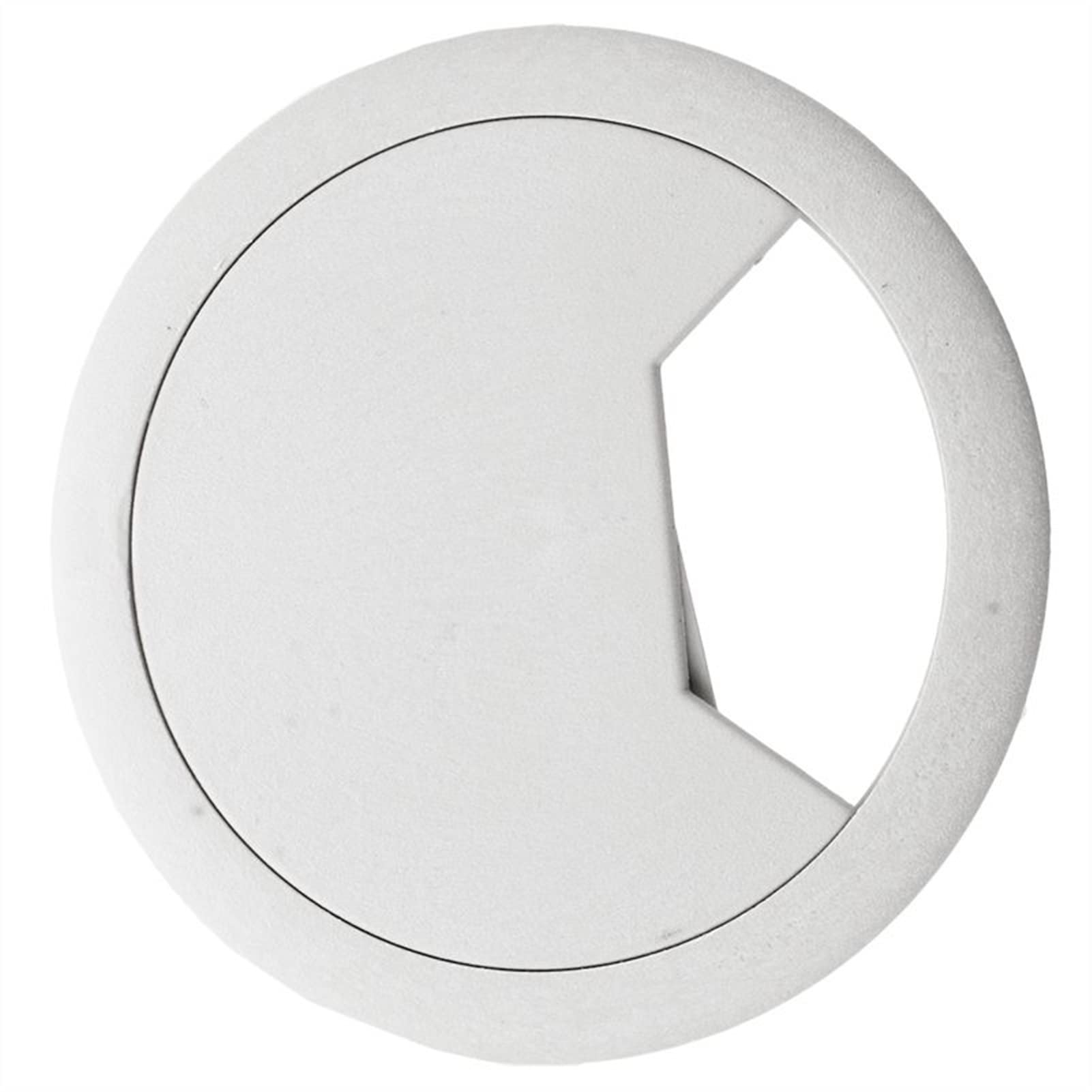 Przelotka na biurko, przelotka kabel 10 szt. Biurko do domowego biura Komputer stołowy 60 mm z otworem przewód Szary
