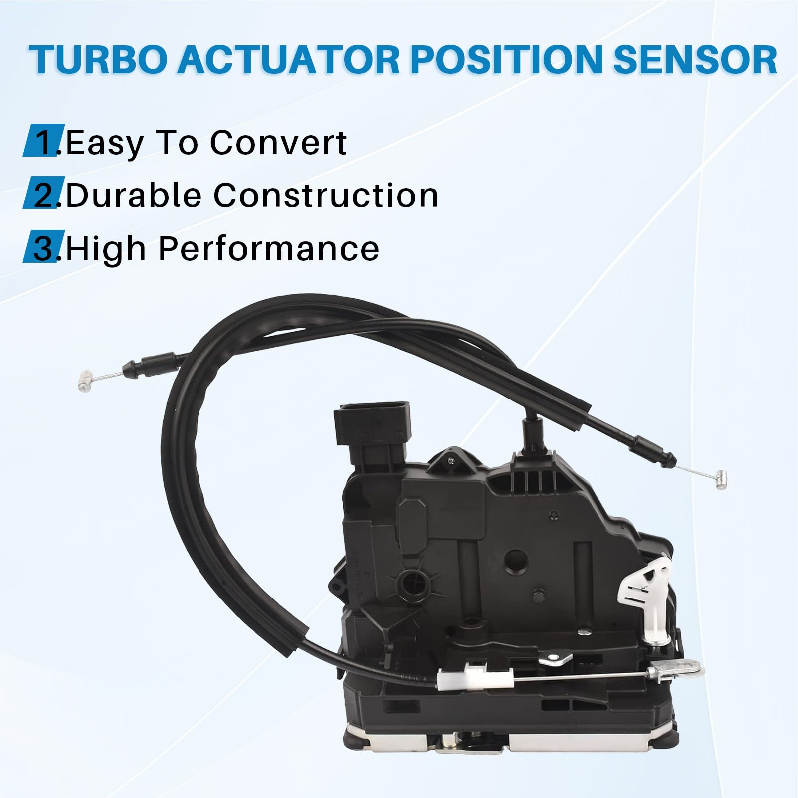 Servomotore serratura porta posteriore destra compatibile con Jumper Ducato 250 Boxer 2006, sostituzione per 1393796080 1345728080 1633561880 8719.94 871994 8719 94 8719.97 871997 8719 97