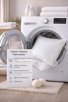 1000 Gr Nano Jel Ultra Dolgun Altın Rengi Fitilli Yastık–Yumuşak ve Destekleyici Uyku Yastığı 50x70