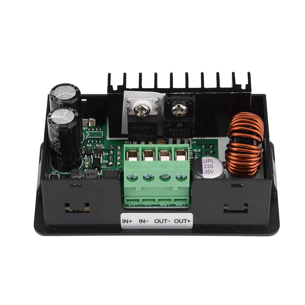 LiebeWH Moduł Obniżający Napięcie Zasilacz Woltomierz Cyfrowy Amperomierz, Programowalny Konwerter Wejście 6 V na 40 V Wyjście 0 do 32 5 A, Sterowanie USB Bluetooth do Testowania na Stole
