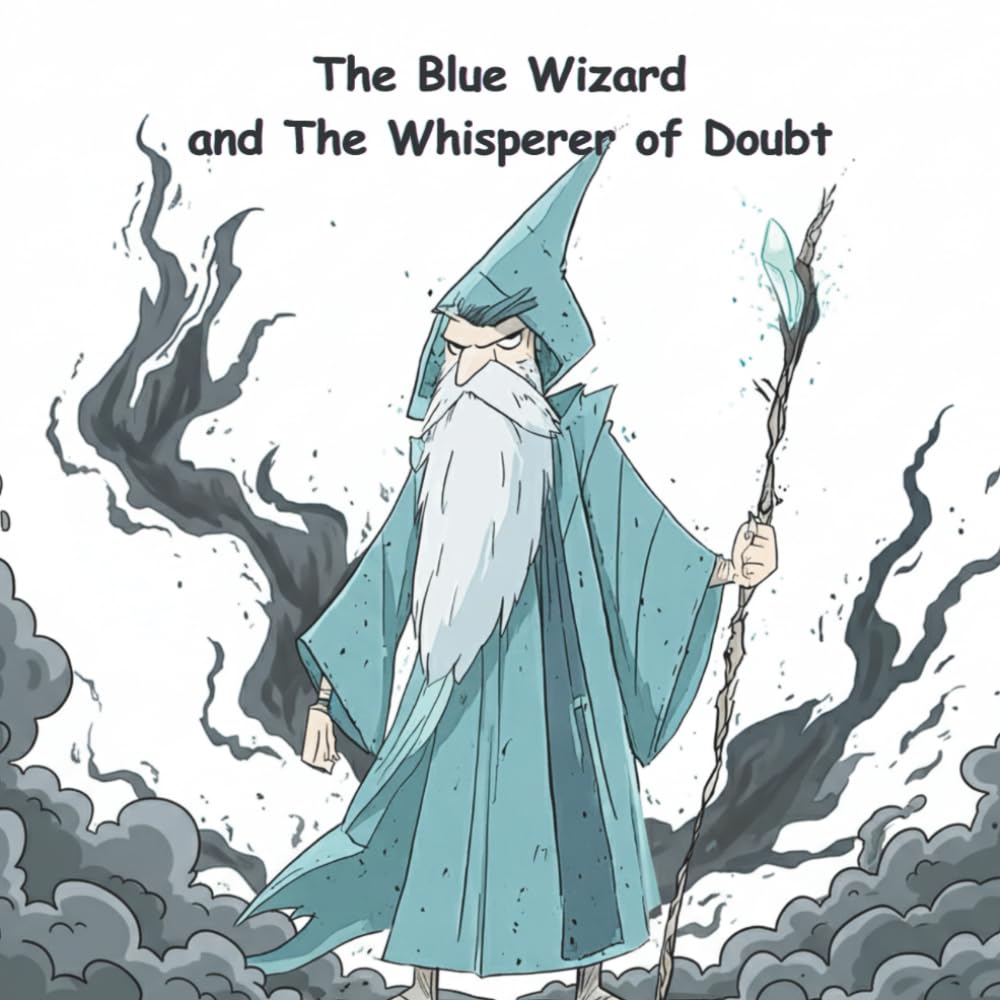 The Blue Wizard and the Whisperer of Doubt: It was someone older. Someone subtle. Someone far more dangerous. The wizard whispered the name with dread: “The Whisperer of Doubt.”