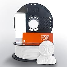 NFIL3D Premium High Strength PLA+ Snow White 3D Printer Filament | Dimensional Accuracy +/- 0.015mm |1.75mm | Easy to Print, No Clogging, Smooth Finish, Tangle-Free |Compatible with All 3D Printers