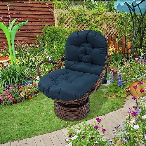 Sillón mecedor impermeable para exterior que soluciona la falta de espacio 6