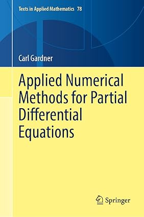 Applied Numerical Methods for Partial Differential Equations-finelybook